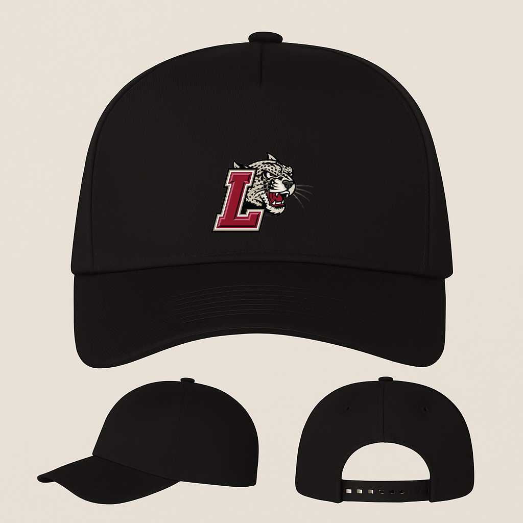 Lafayette Leopards Logo Five Panel Twill Snapback Cap