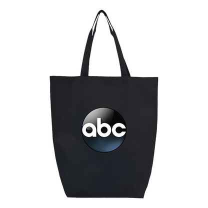 Abc Logo Q-Tees Non-Woven Gusset Bottom Tote