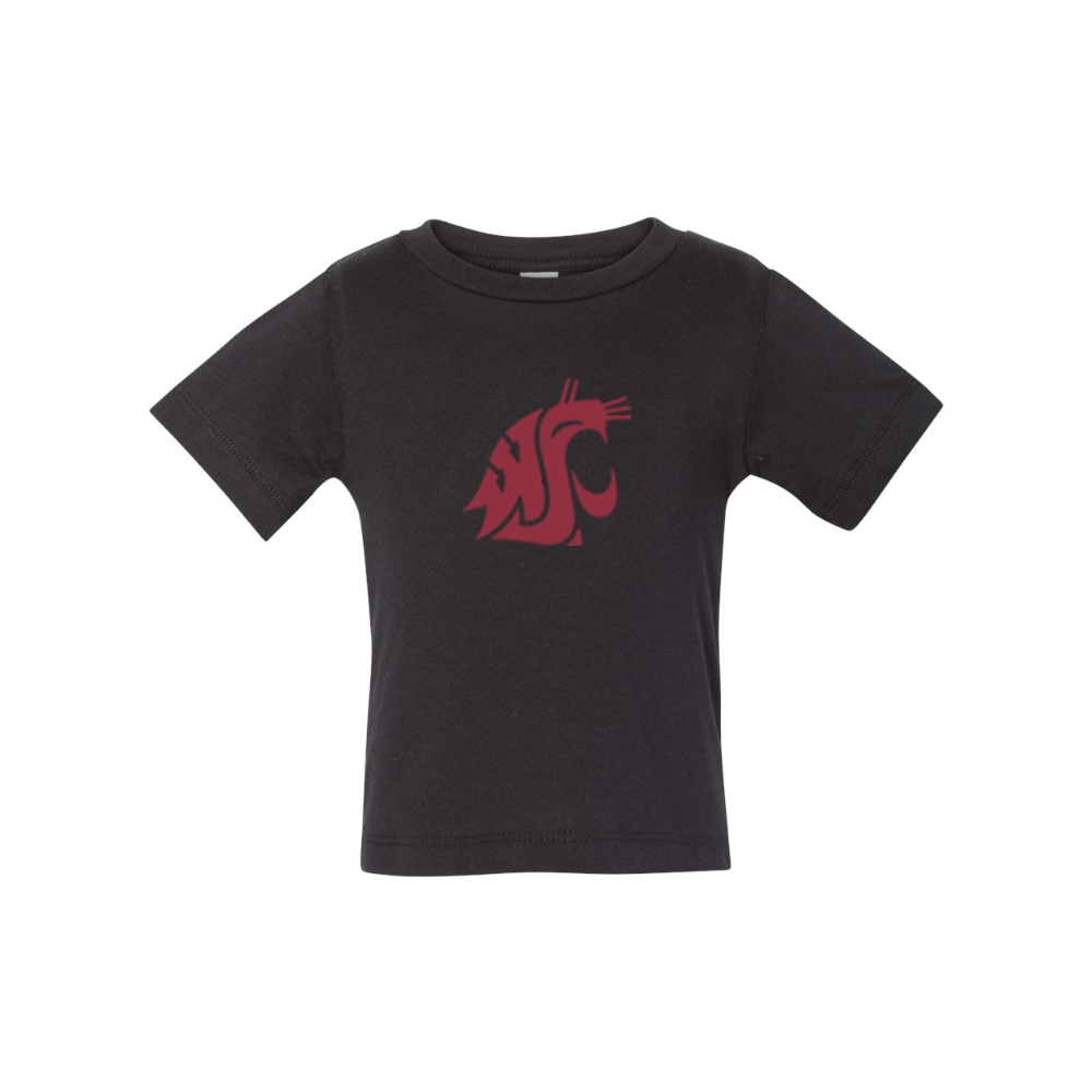 Washington State Cougars BELLA CANVAS Infant Jersey Tee
