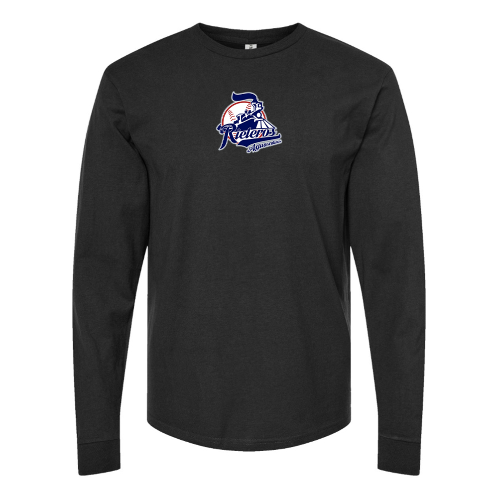 Men's Aguascalientes Rieleros Logo Long Sleeve T-Shirt