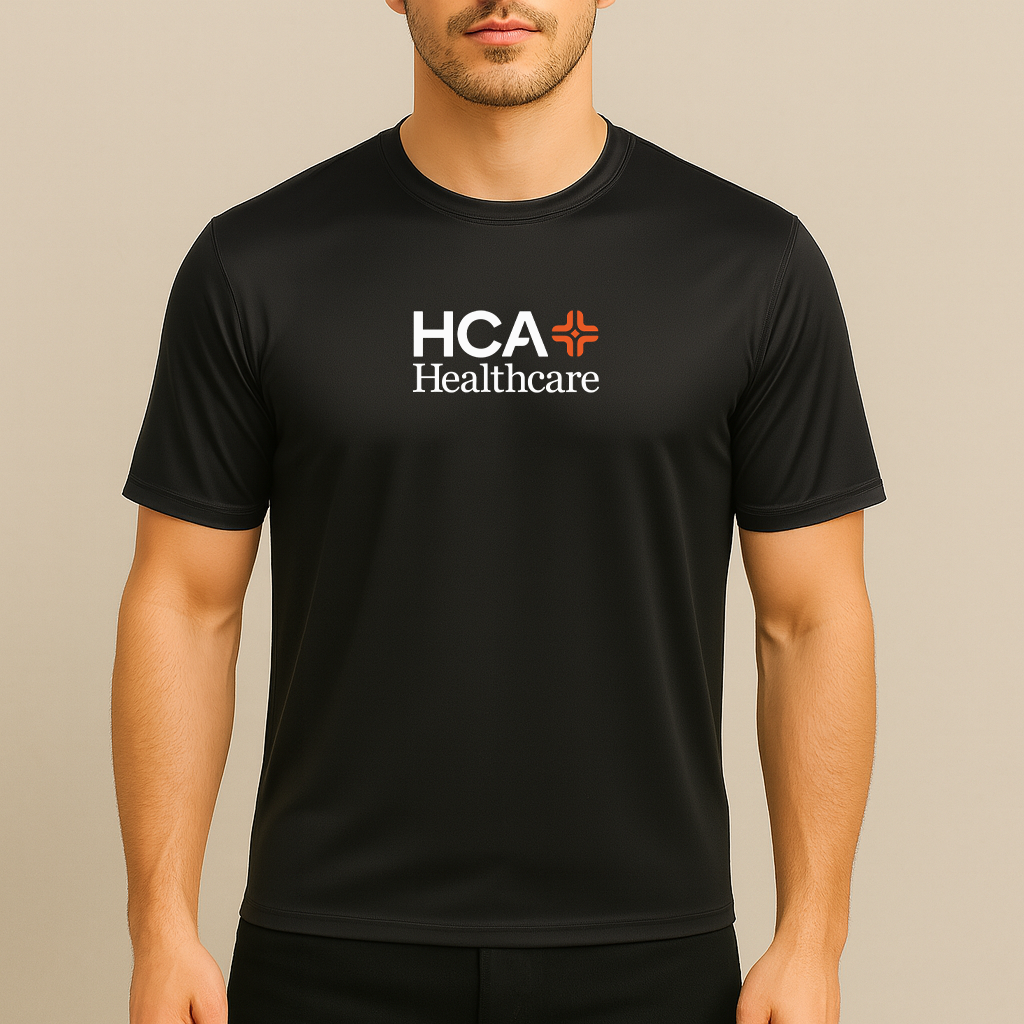 Men's HCA Healthcare Logo Polyester T-Shirt