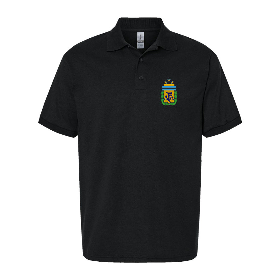Men's Argentina National Soccer Team Dry Blend Polo