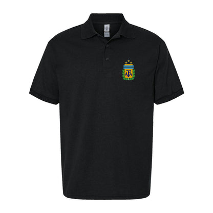 Men's Argentina National Soccer Team Dry Blend Polo