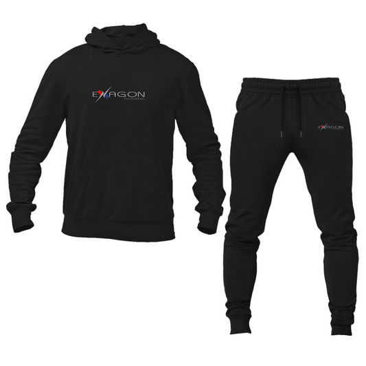 Men's Exagon Engineering Logo Hoodie Joggers Set