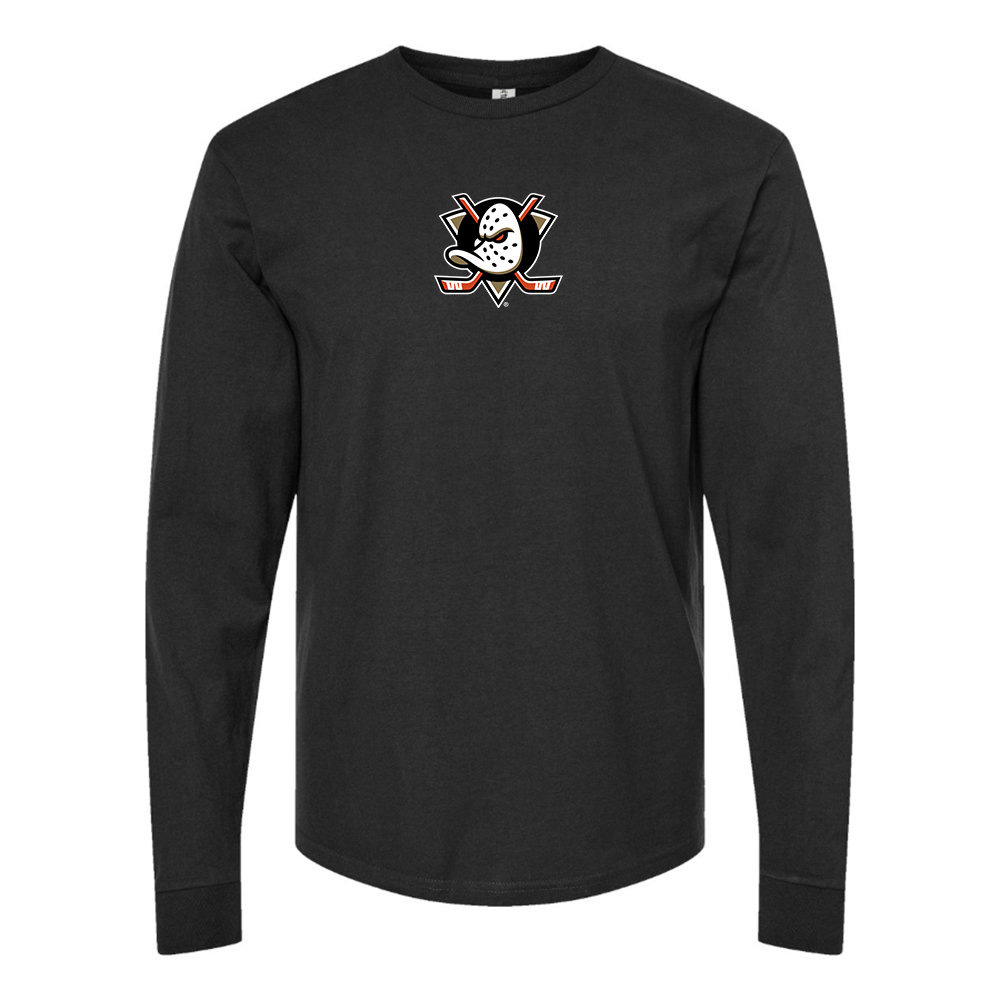 Men's Anaheim Ducks Logo Long Sleeve T-Shirt