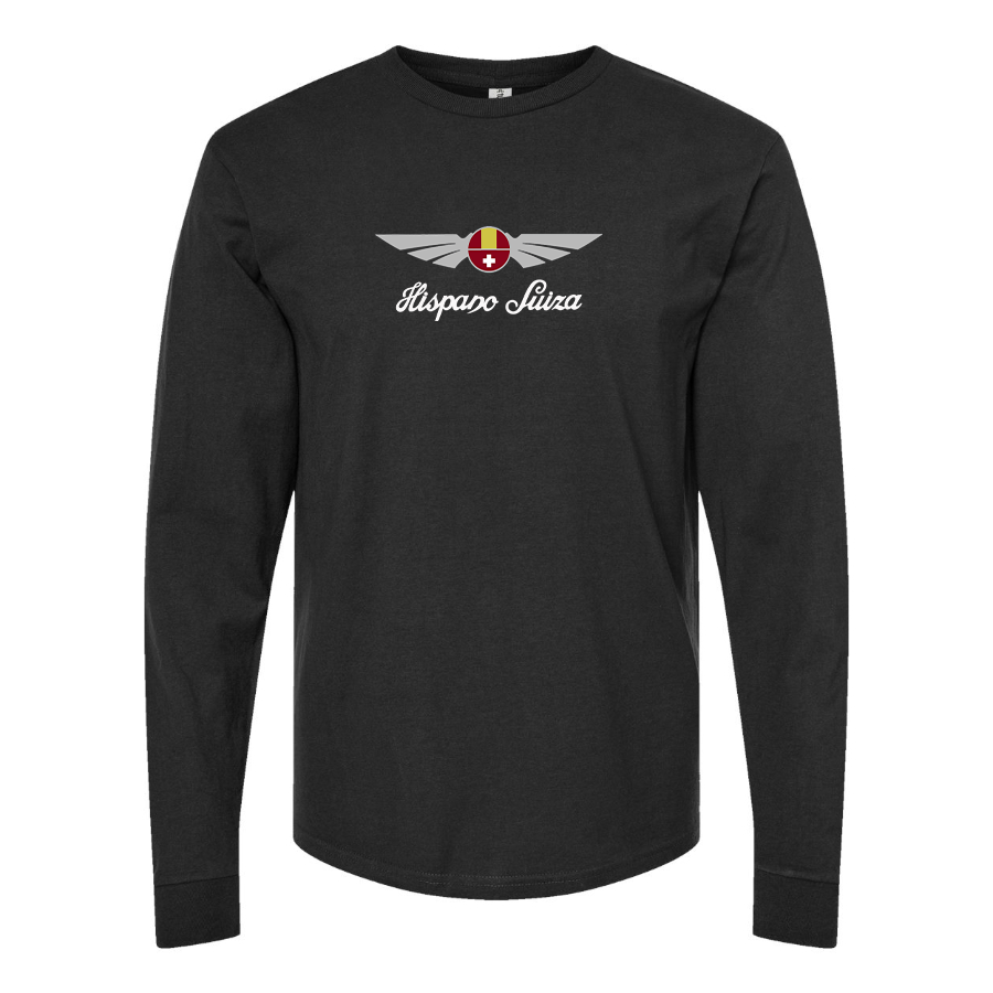 Men's Hispano Suiza Logo Long Sleeve T-Shirt