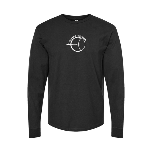 Youth Austro Daimler Logo Cotton Long Sleeve T-Shirt