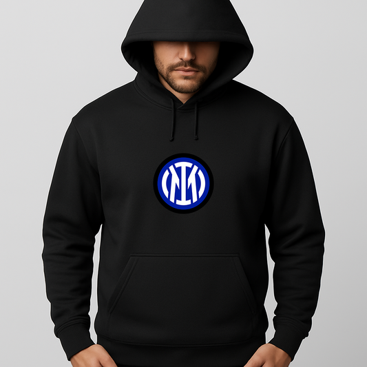 Men's Inter Milan 2025 Soccer Logo Pullover Hoodie
