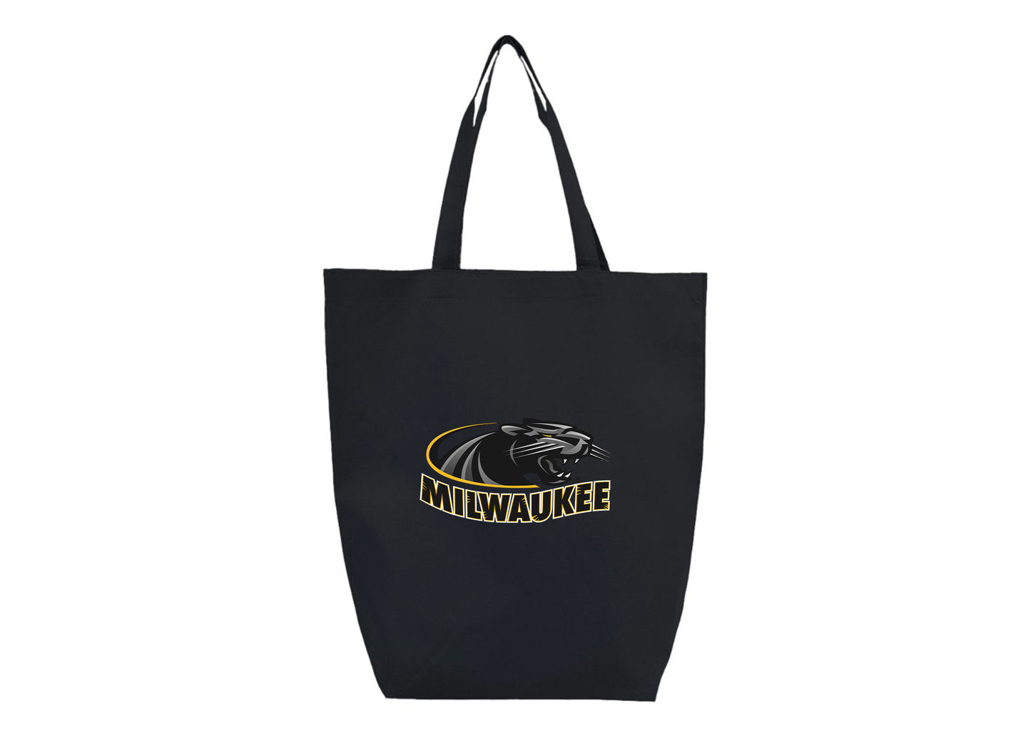 Wisconsin Milwaukee Panthers Q-Tees Non-Woven Gusset Bottom Tote