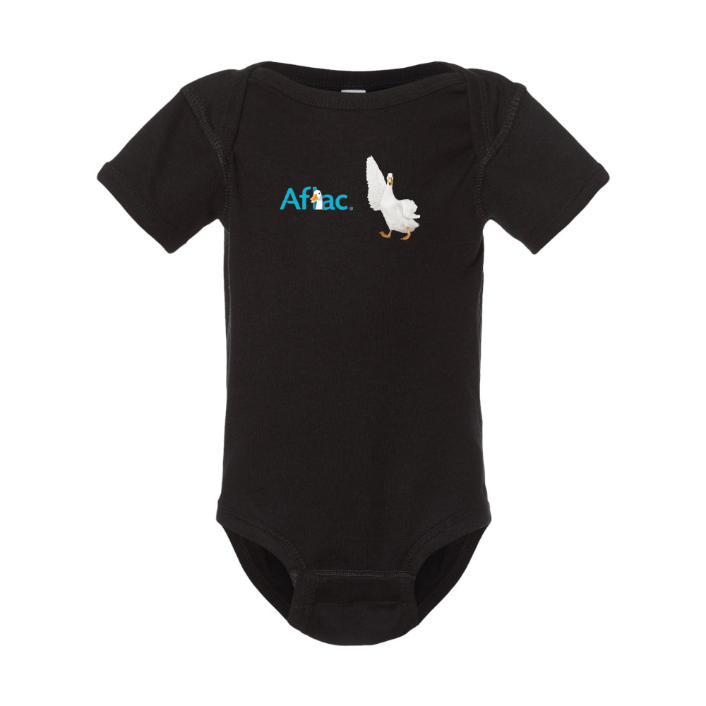Aflac Logo and Duck  Rabbit Skins Infant Baby Rib Bodysuit