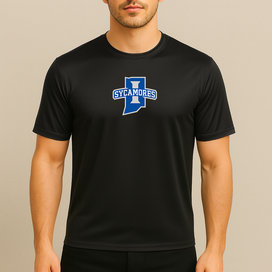 Men's Indiana State Sycamores Logo Polyester T-Shirt
