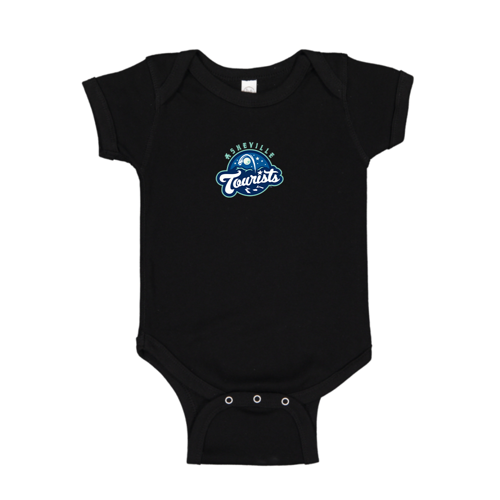 Asheville Tourists Logo Baby Romper Onesie