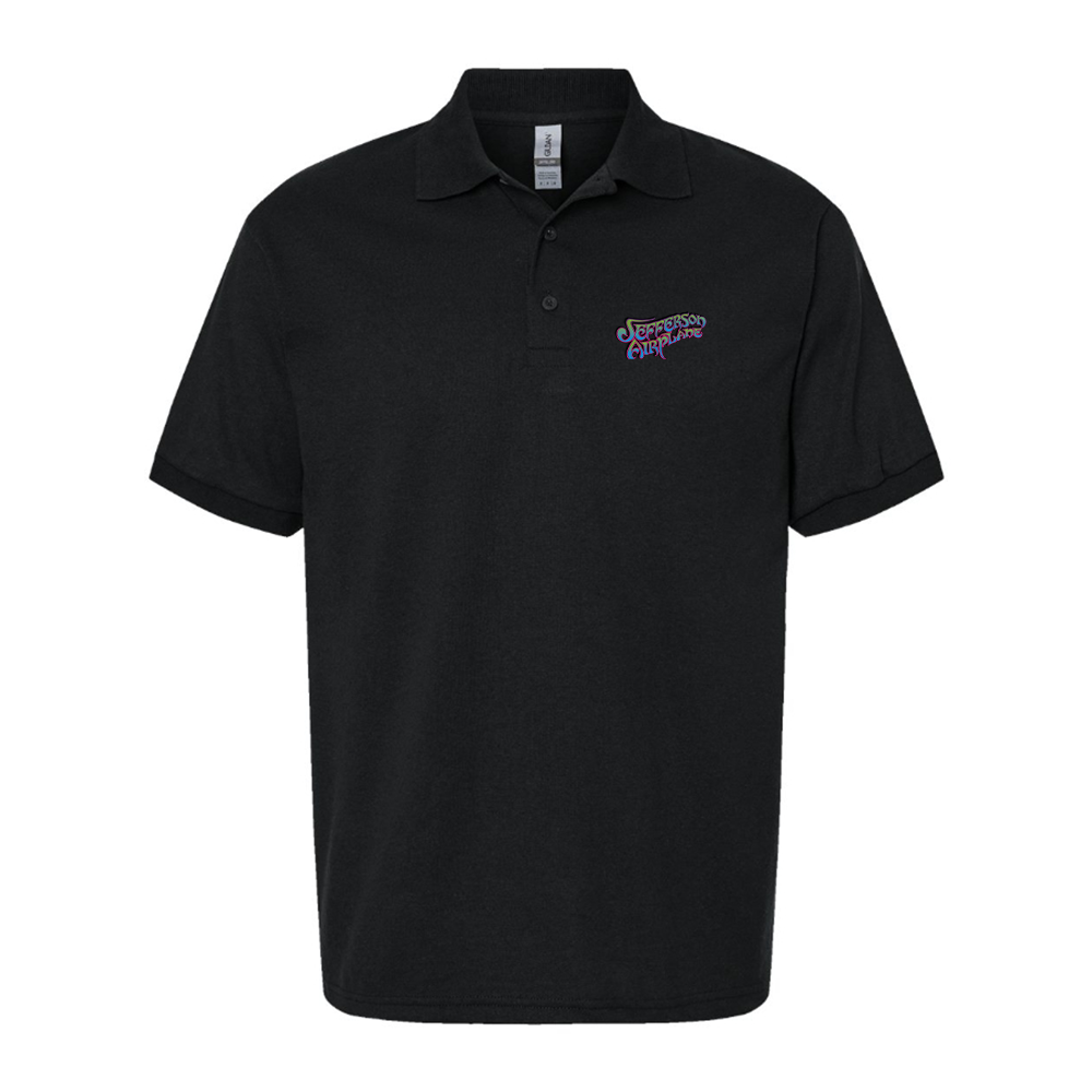 Men's Jefferson Airplane Logo Dry Blend Polo