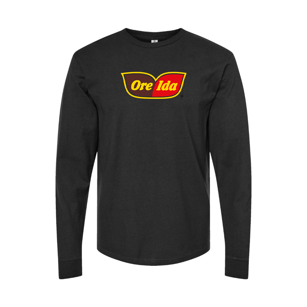 Youth Ore Ida Logo Cotton Long Sleeve T-Shirt