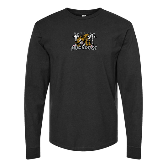 Men's Batavia  Muckdogs Logo Long Sleeve T-Shirt