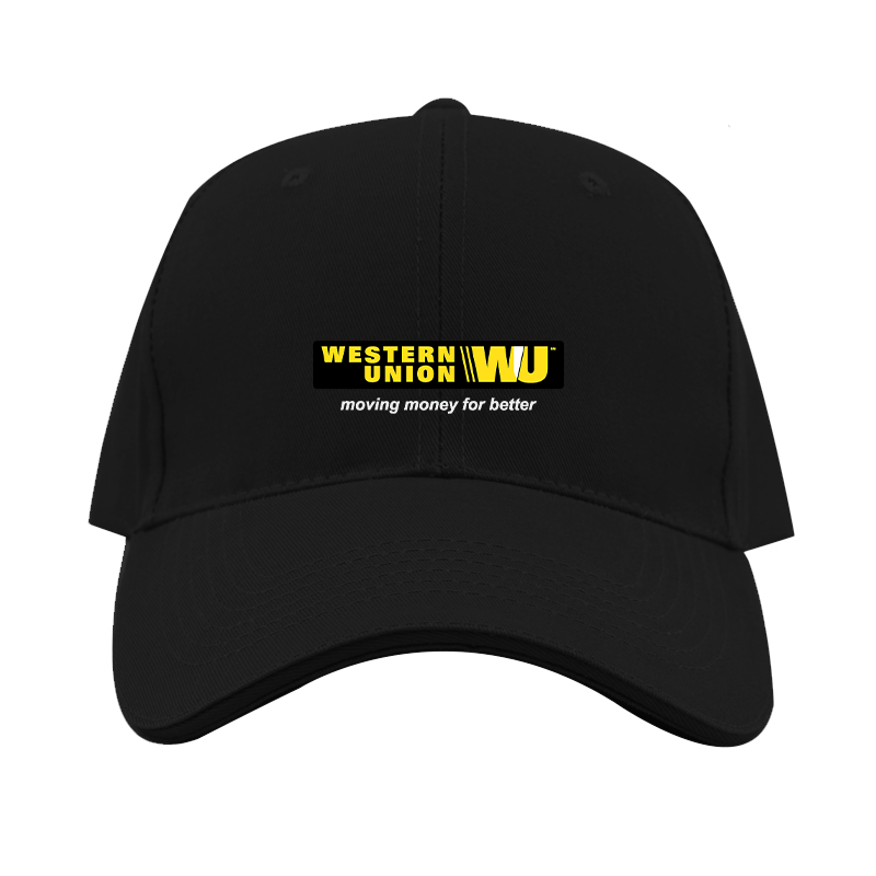 Wastern Union Logo Dad Baseball Cap Hat