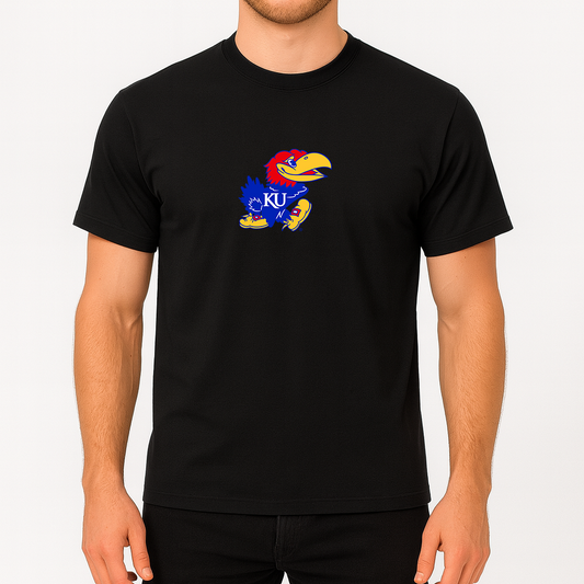 Men's Kansas Jayhawks Logo Cotton T-Shirt