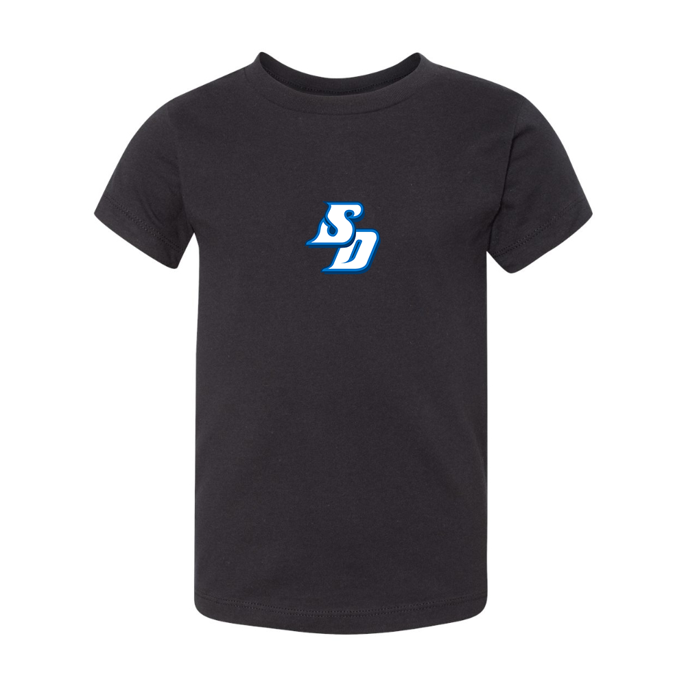 San Diego Toreros Logo BELLA  CANVAS Toddler Jersey Tee