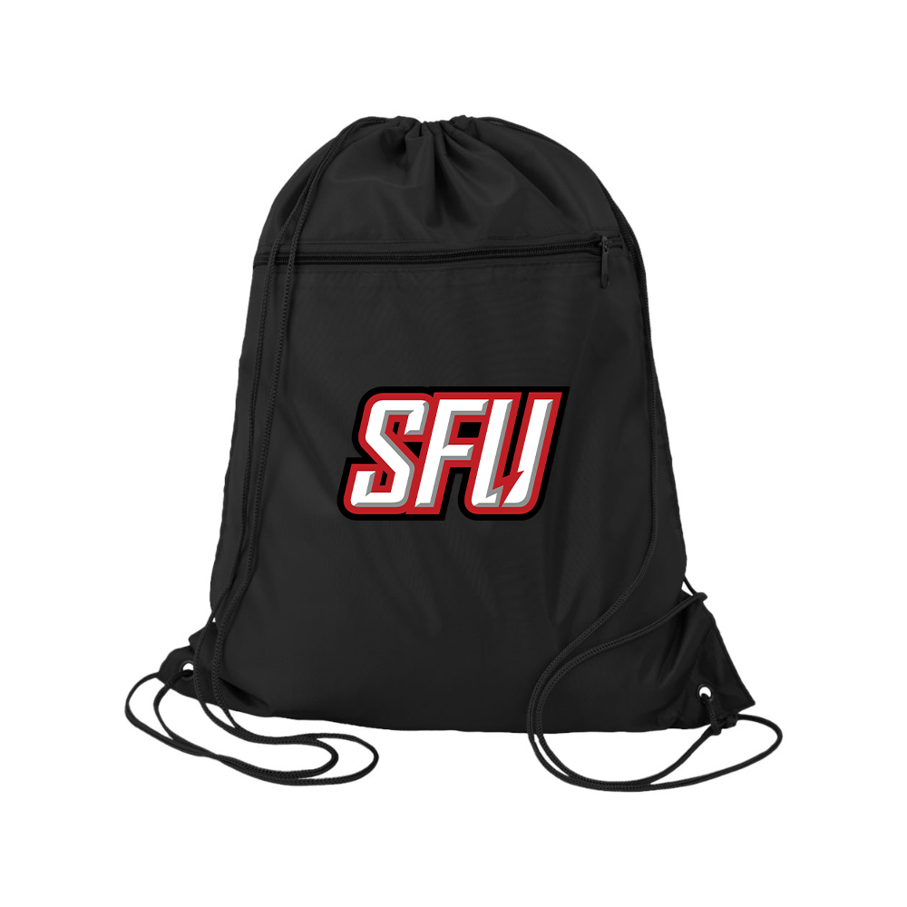 Saint Francis Red Flash Logo Q-Tees - Polyester Cinchpack