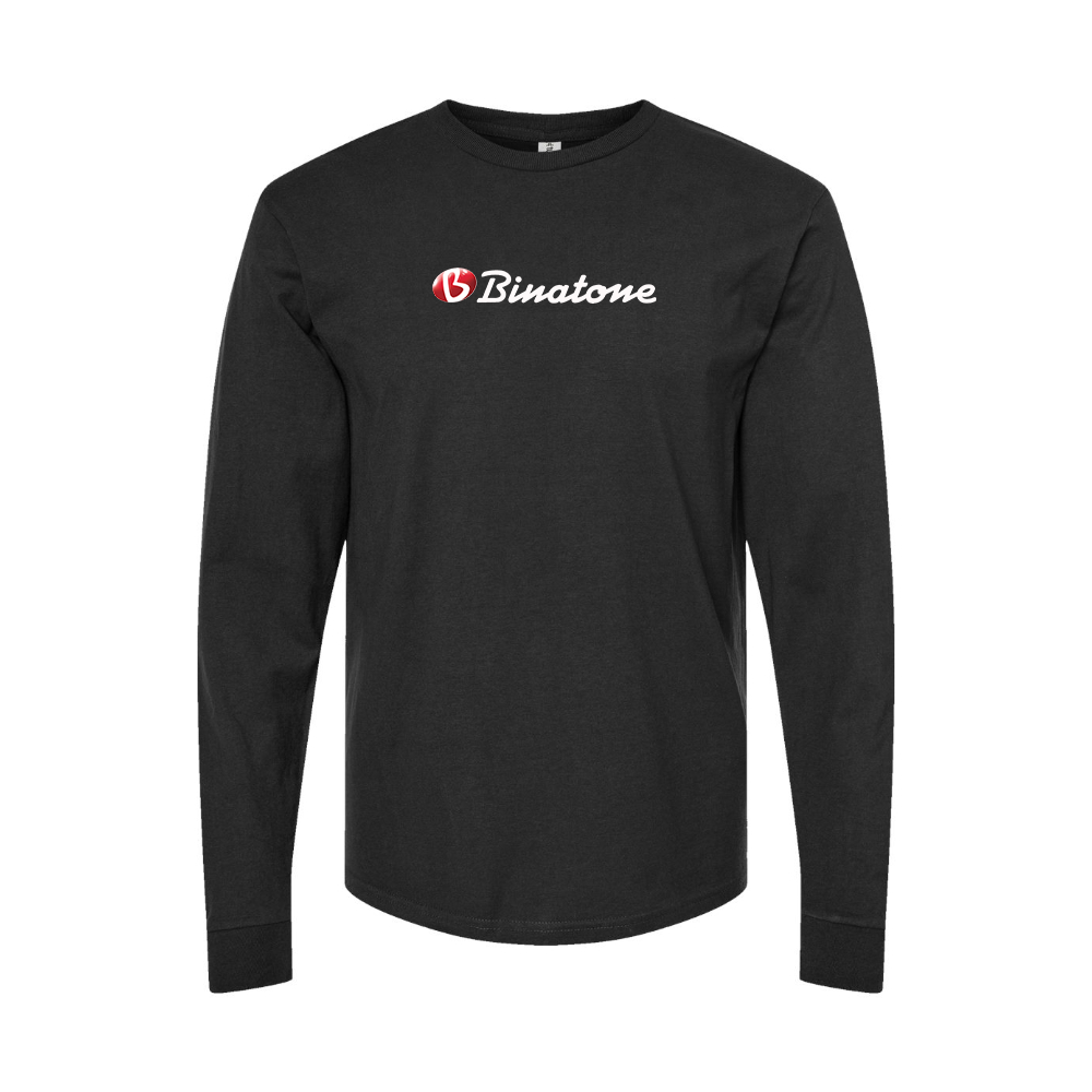 Youth Binatone Logo Cotton Long Sleeve T-Shirt