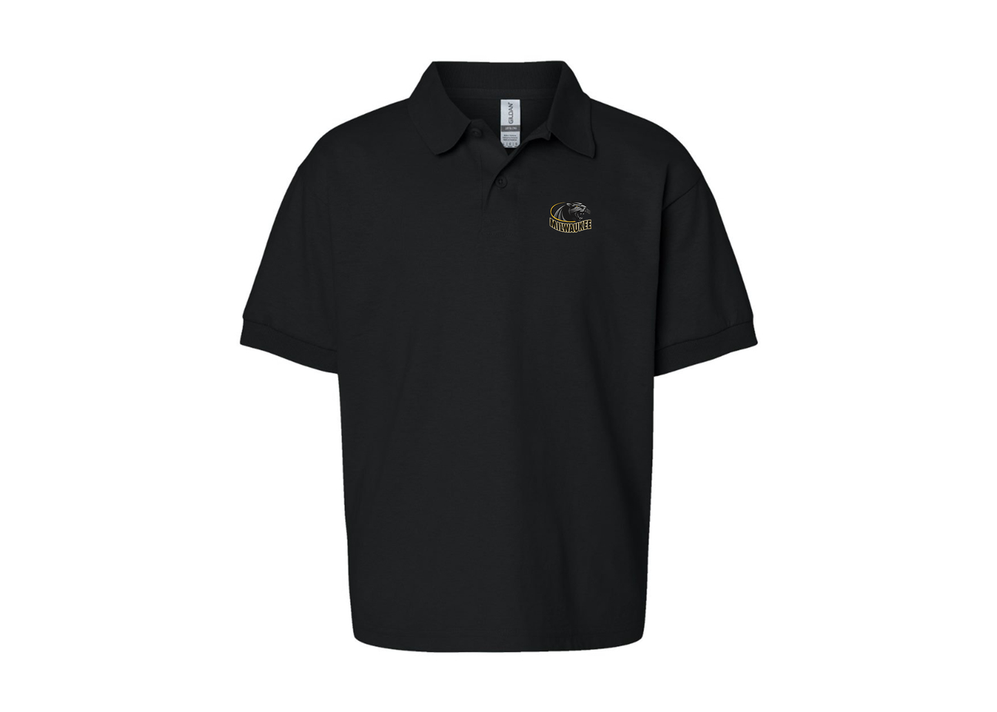 Youth Wisconsin Milwaukee Panthers Gildan Dry Blend Jersey Polo