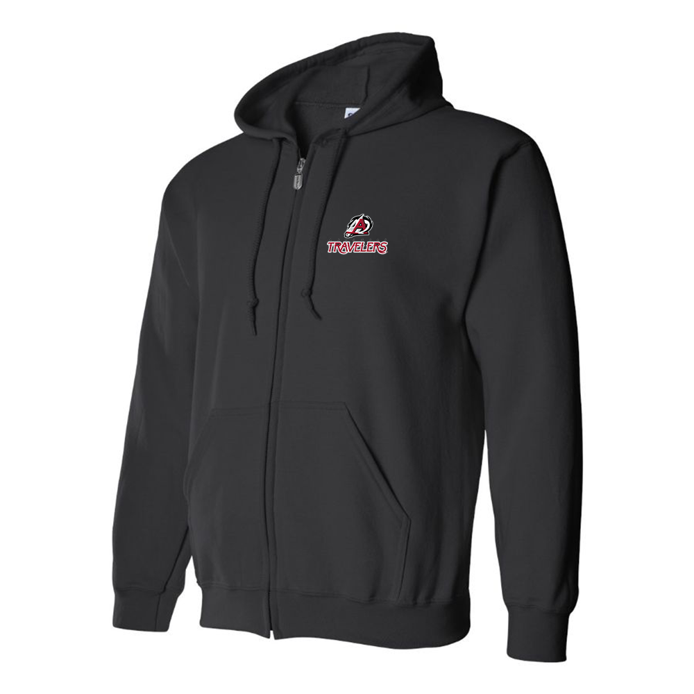 Men's Arkansas Travelers Logo Zipper Hoodie
