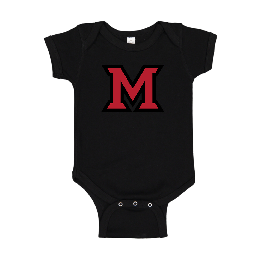 Miami Ohio RedHawks Logo Baby Romper Onesie