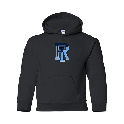 Youth Rhode Island Rams Logo Gildan Heavy Blend  Hooded Sweatshirt