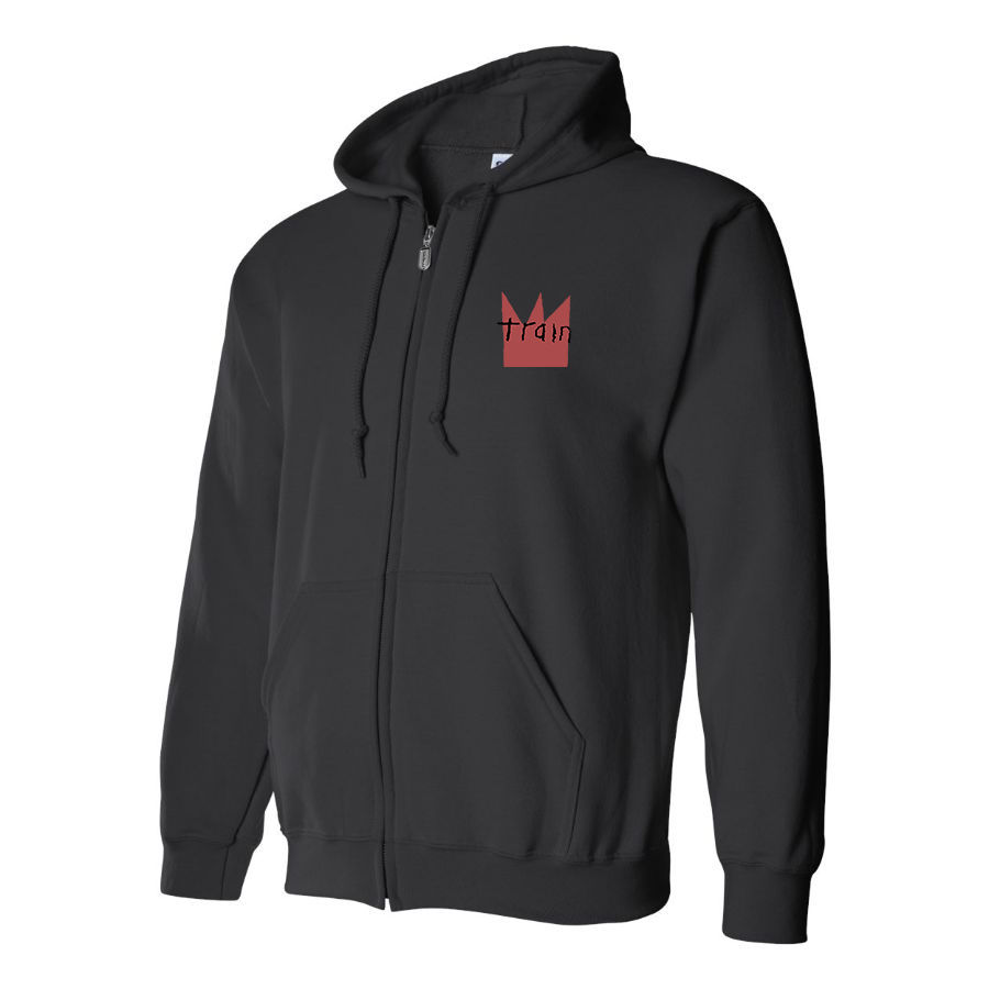 Men's Train Logo Zipper Hoodie
