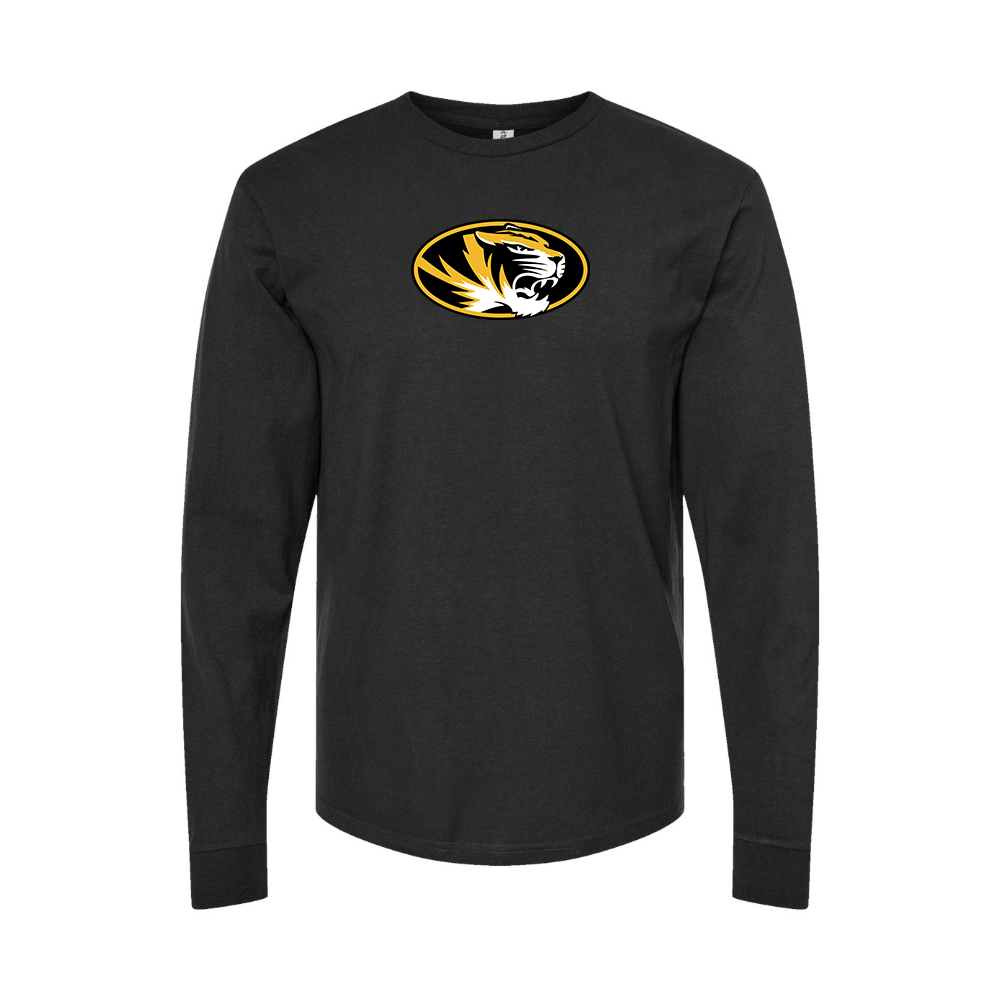 Youth Missouri Tigers Logo Cotton Long Sleeve T-Shirt
