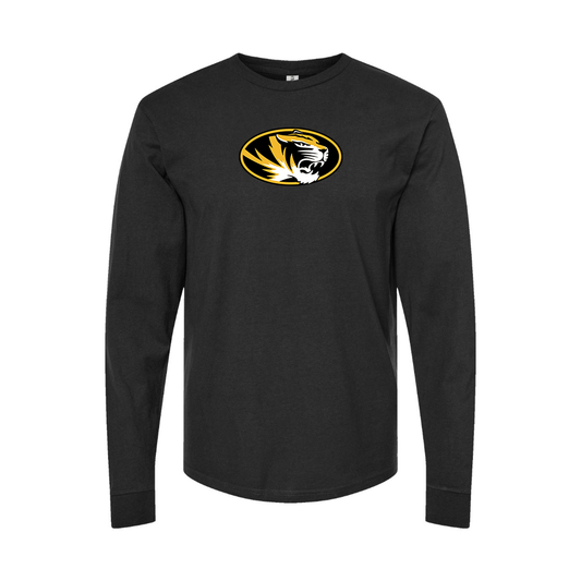Youth Missouri Tigers Logo Cotton Long Sleeve T-Shirt