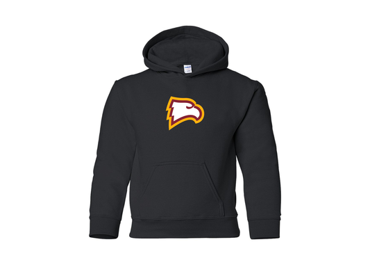 Youth Winthrop Eagles Gildan Heavy Blend  Hooded Sweatshirt