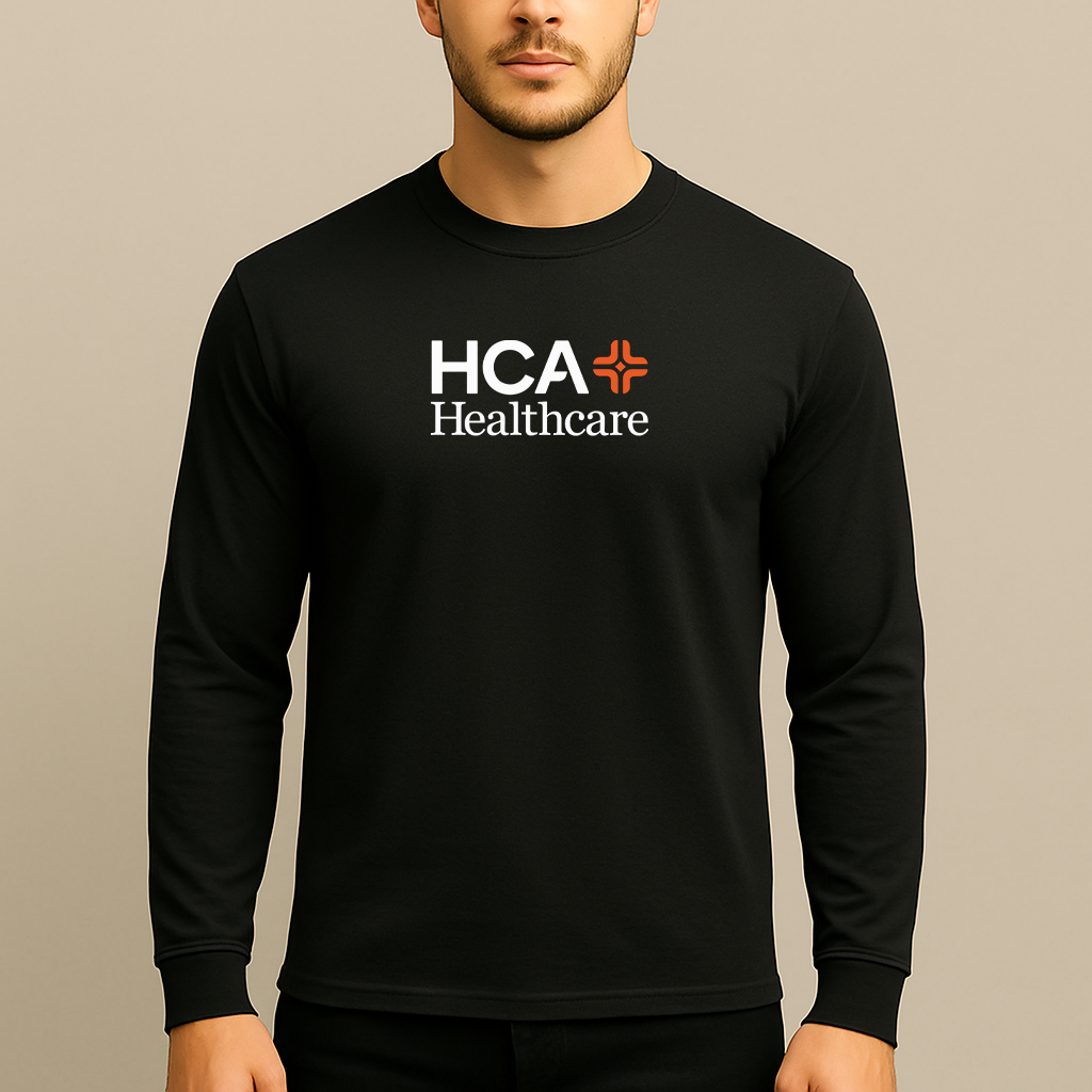 Men's HCA Healthcare Logo Long Sleeve T-Shirt