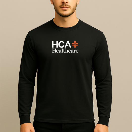 Men's HCA Healthcare Logo Long Sleeve T-Shirt