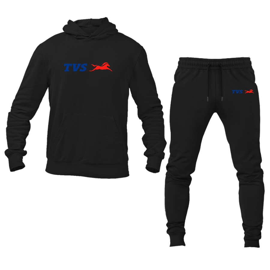 Men's TVS Motor Company Logo Hoodie Joggers Set