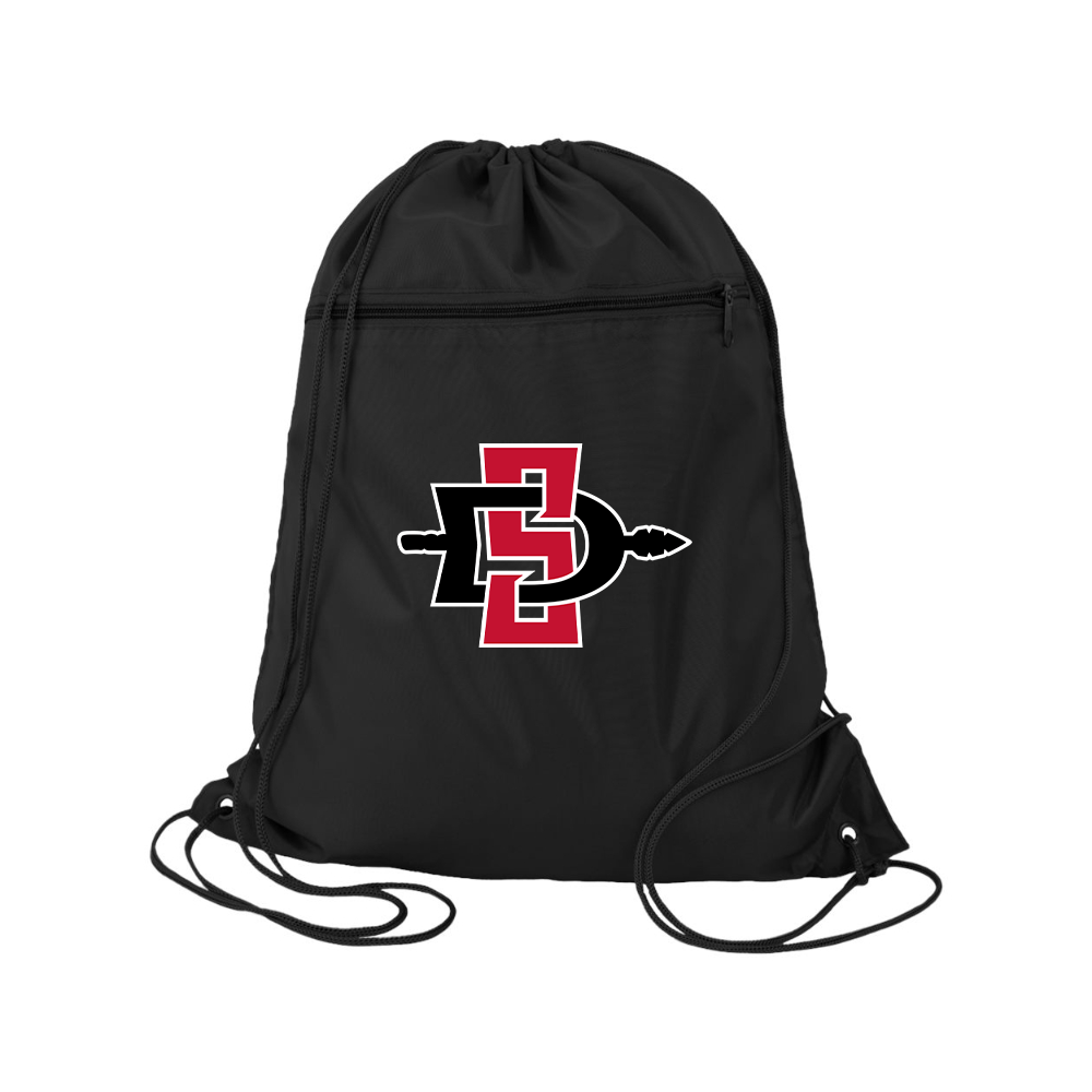 San Diego State Aztecs Logo Q-Tees - Polyester Cinchpack