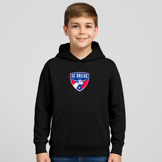 Youth FC Dallas Soccer Logo Pullover Hoodie