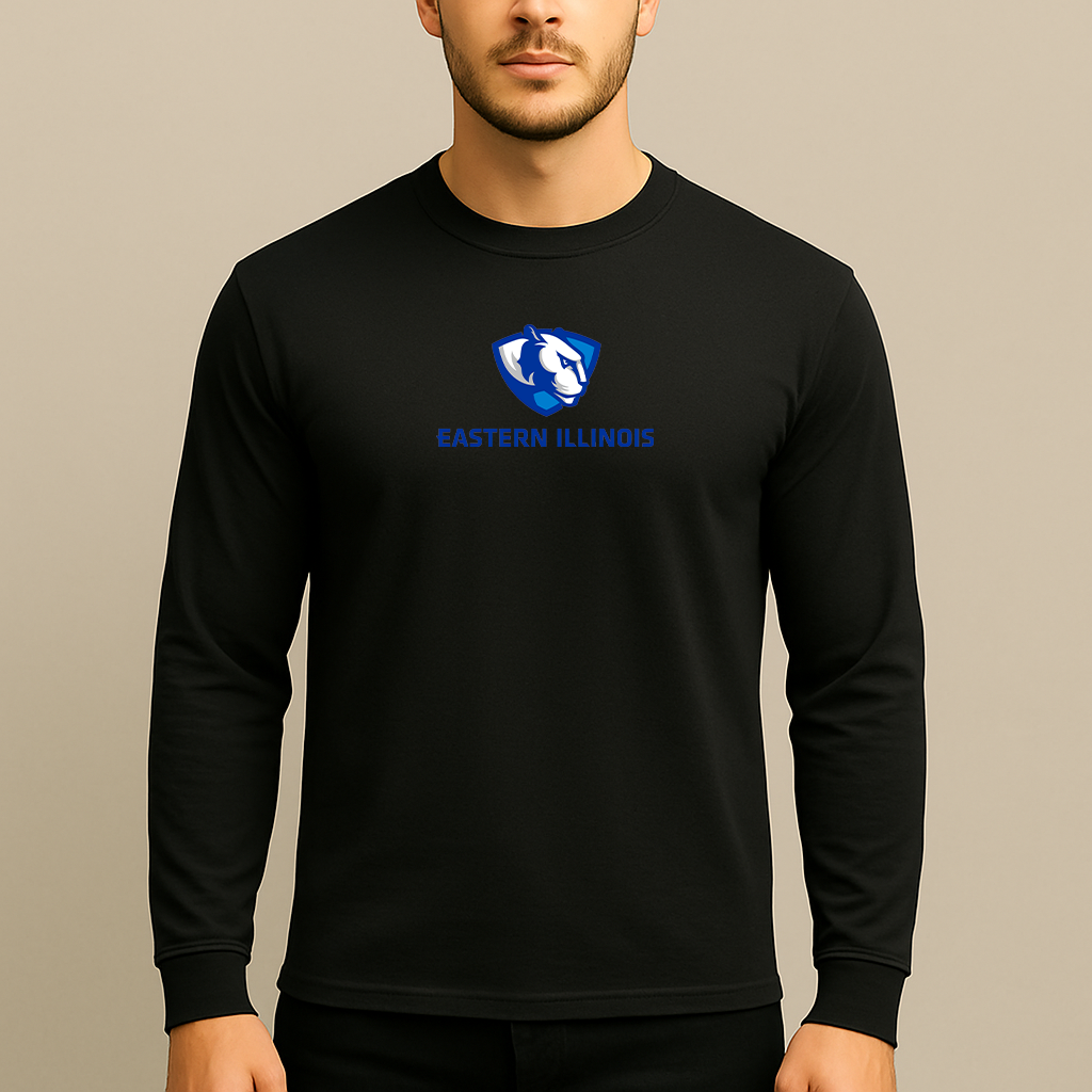 Men's Eastern Illinois Panthers Logo Long Sleeve T-Shirt