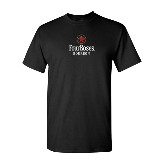 Men's Four Roses Logo Cotton T-Shirt