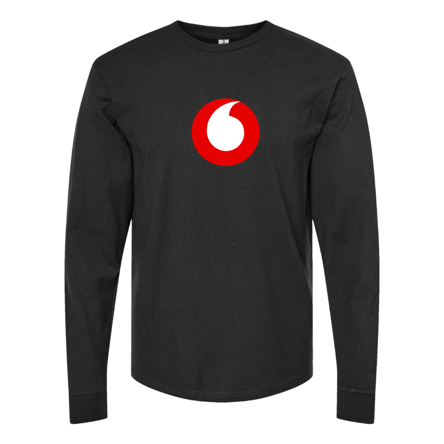 Youth Vodafone Logo Cotton Long Sleeve T-Shirt