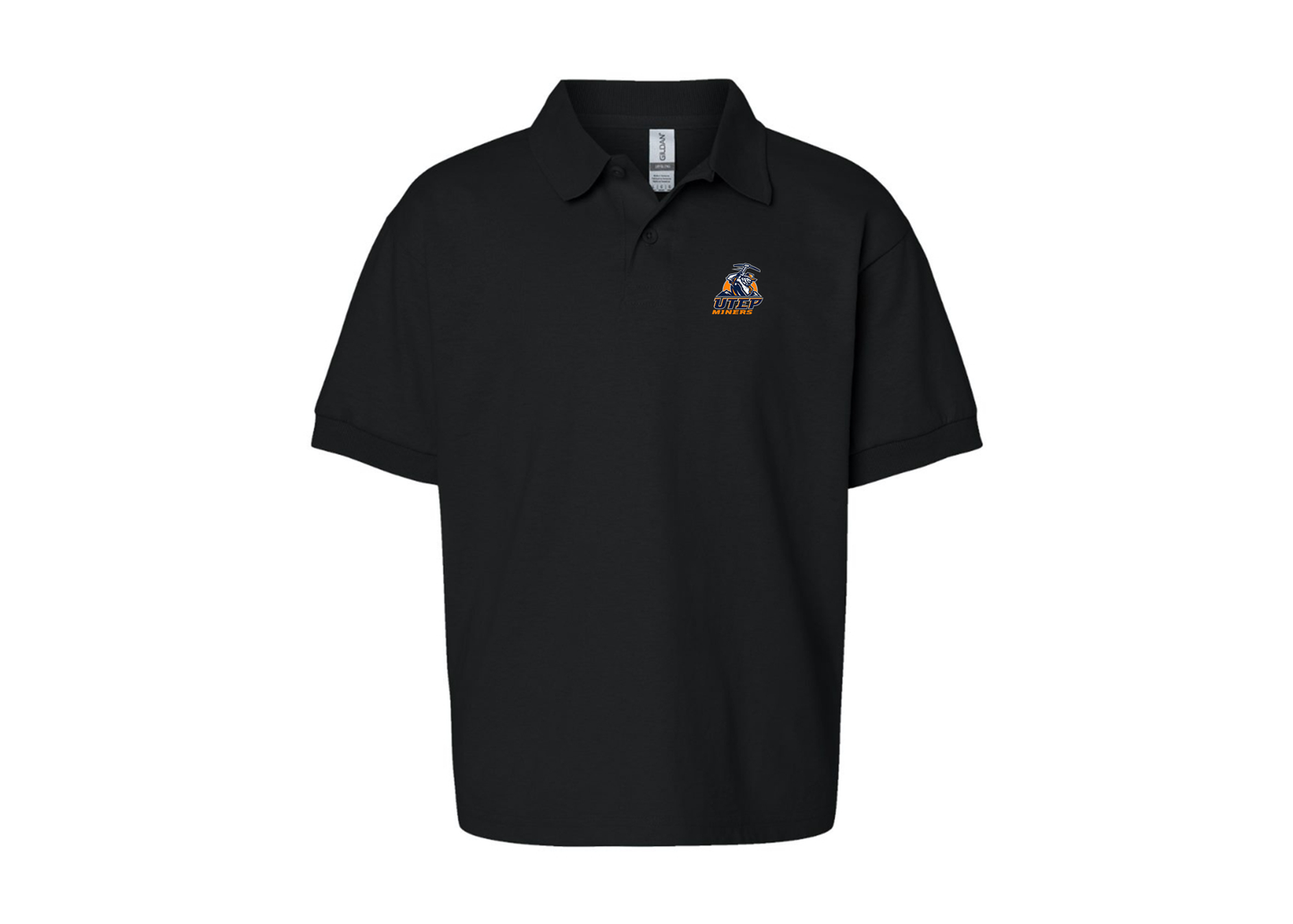 Youth UTEP Miners Gildan Dry Blend Jersey Polo