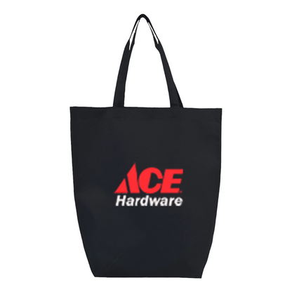 ACE Hardware Logo Q-Tees Non-Woven Gusset Bottom Tote