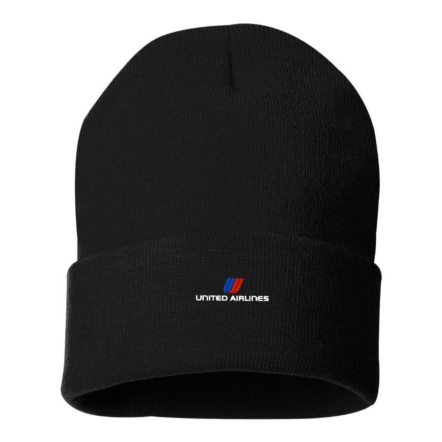 United Airlines Logo Beanie Hat