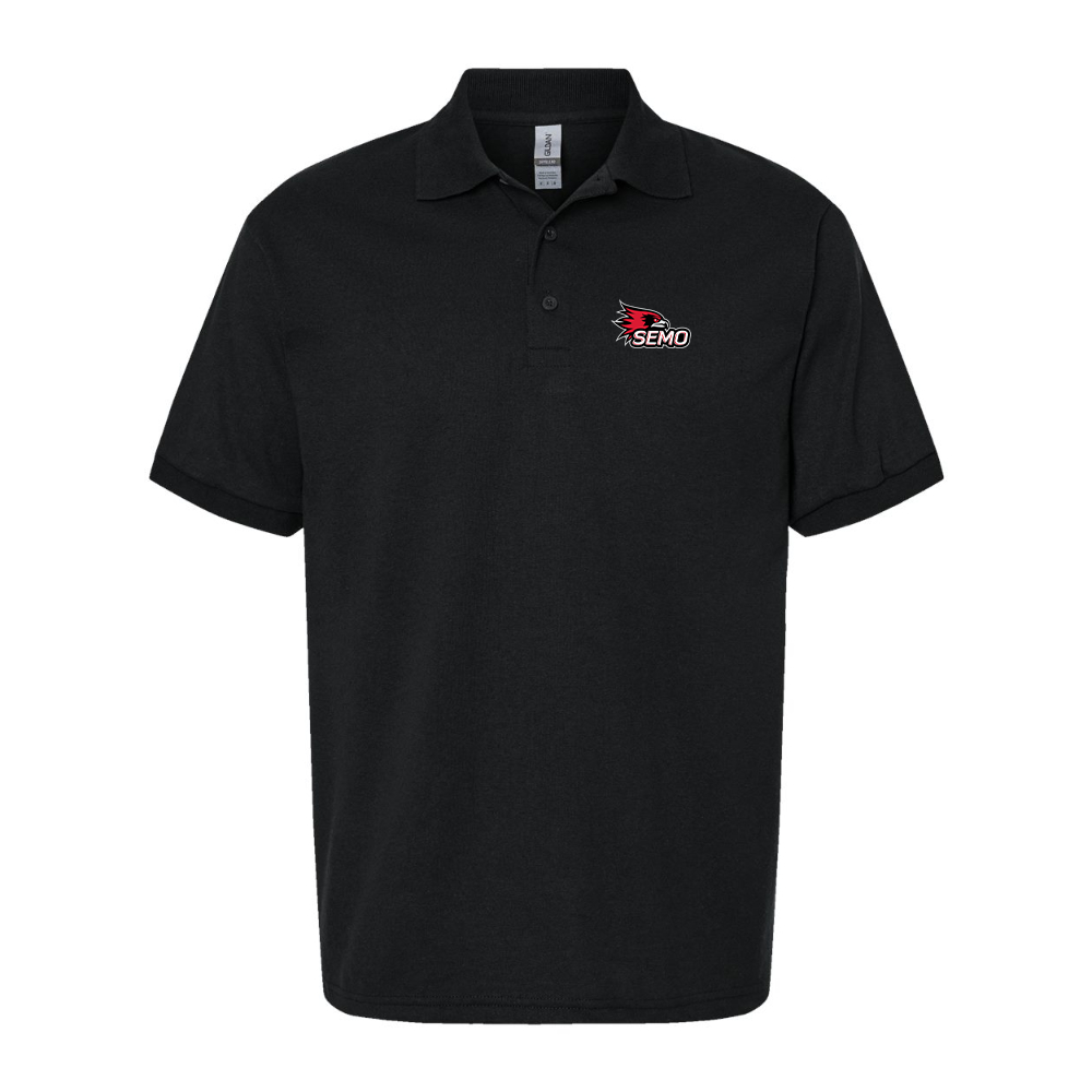 Men's SEMO Redhawks Logo Gildan Dry Blend Jersey Polo