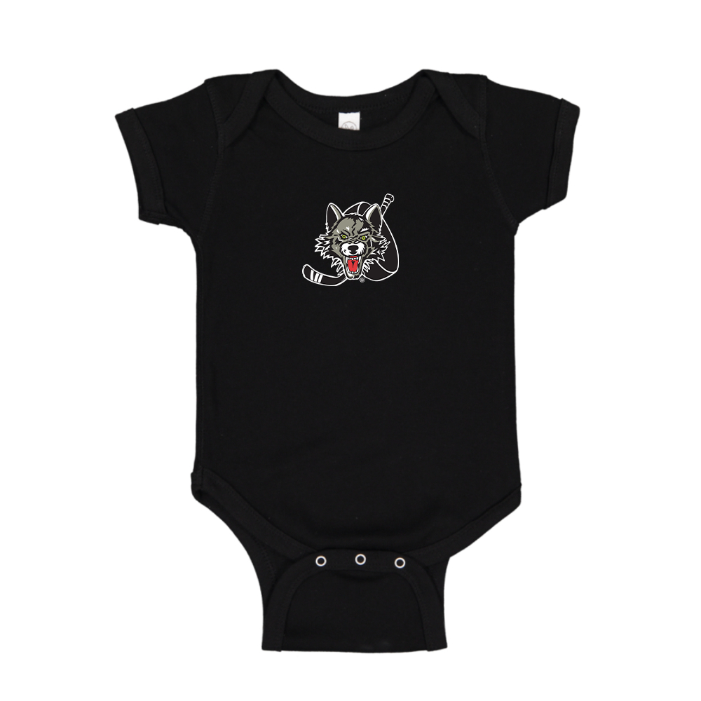 Chicago Wolves Logo Baby Romper Onesie