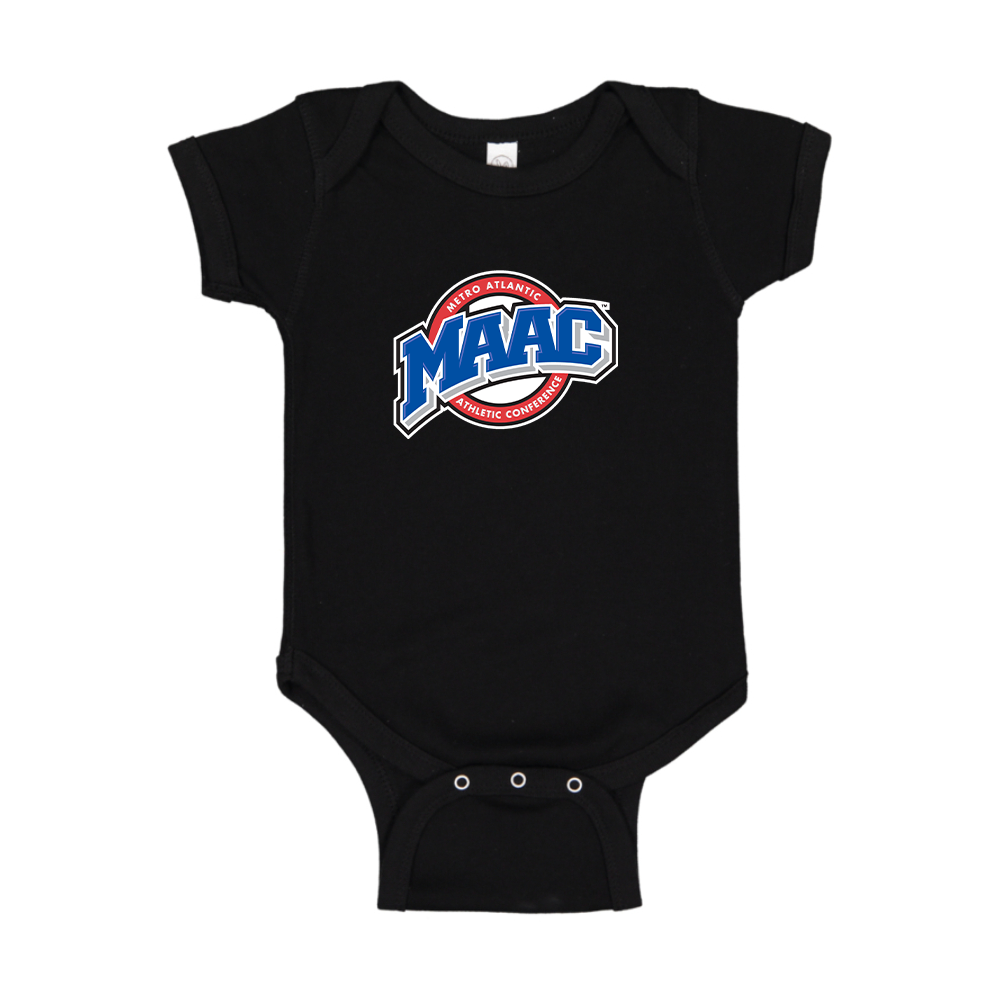 Metro Atlantic Athletic Conference Logo Baby Romper Onesie