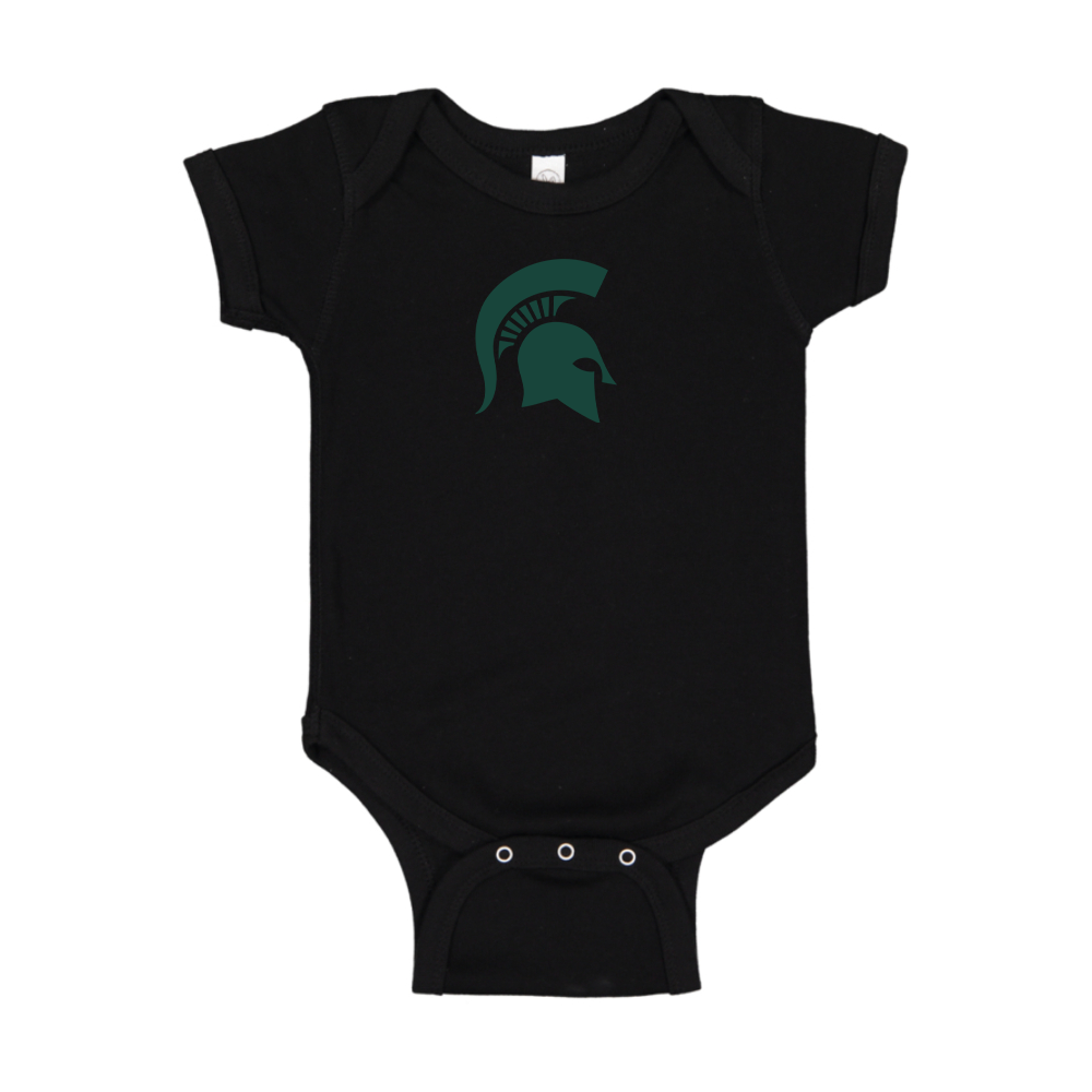 Michigan State Spartans Logo Baby Romper Onesie