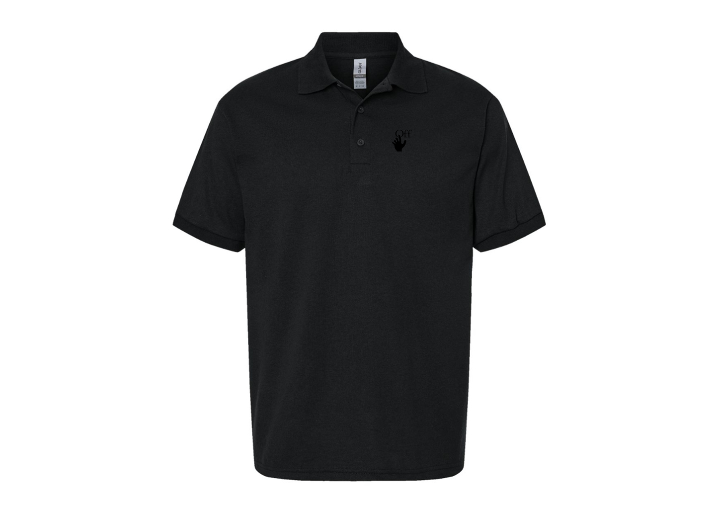 Men's Off-White Hand Gildan Dry Blend Jersey Polo