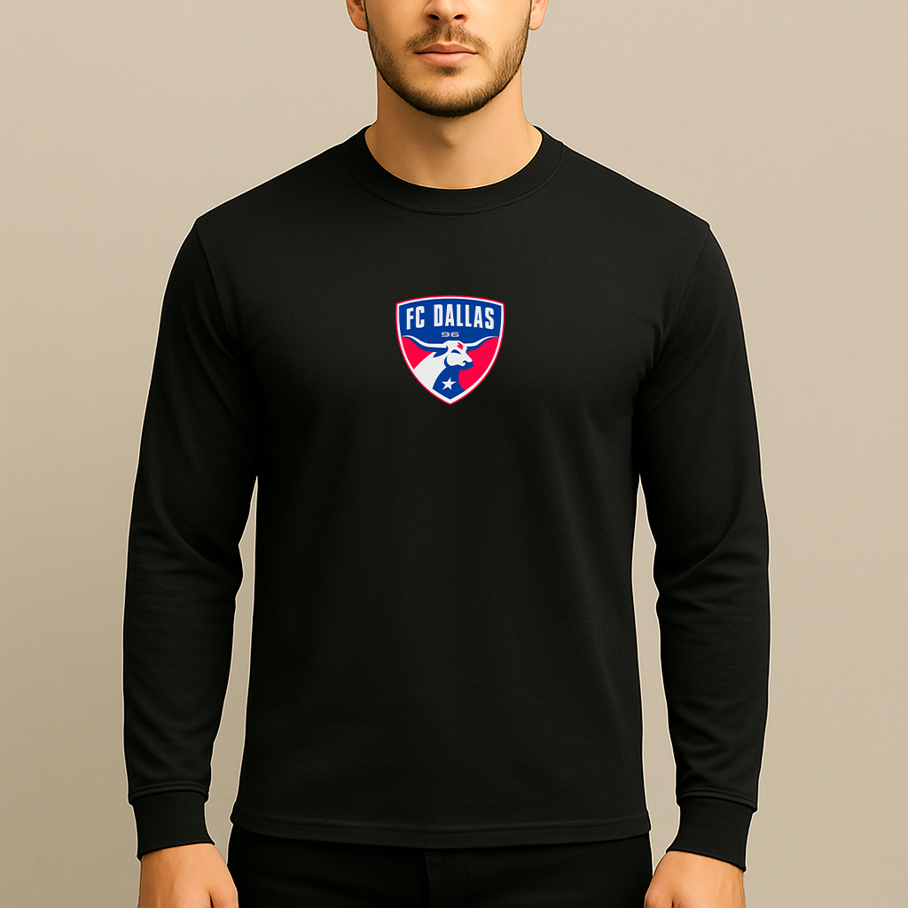 Men's FC Dallas Soccer Logo Long Sleeve T-Shirt