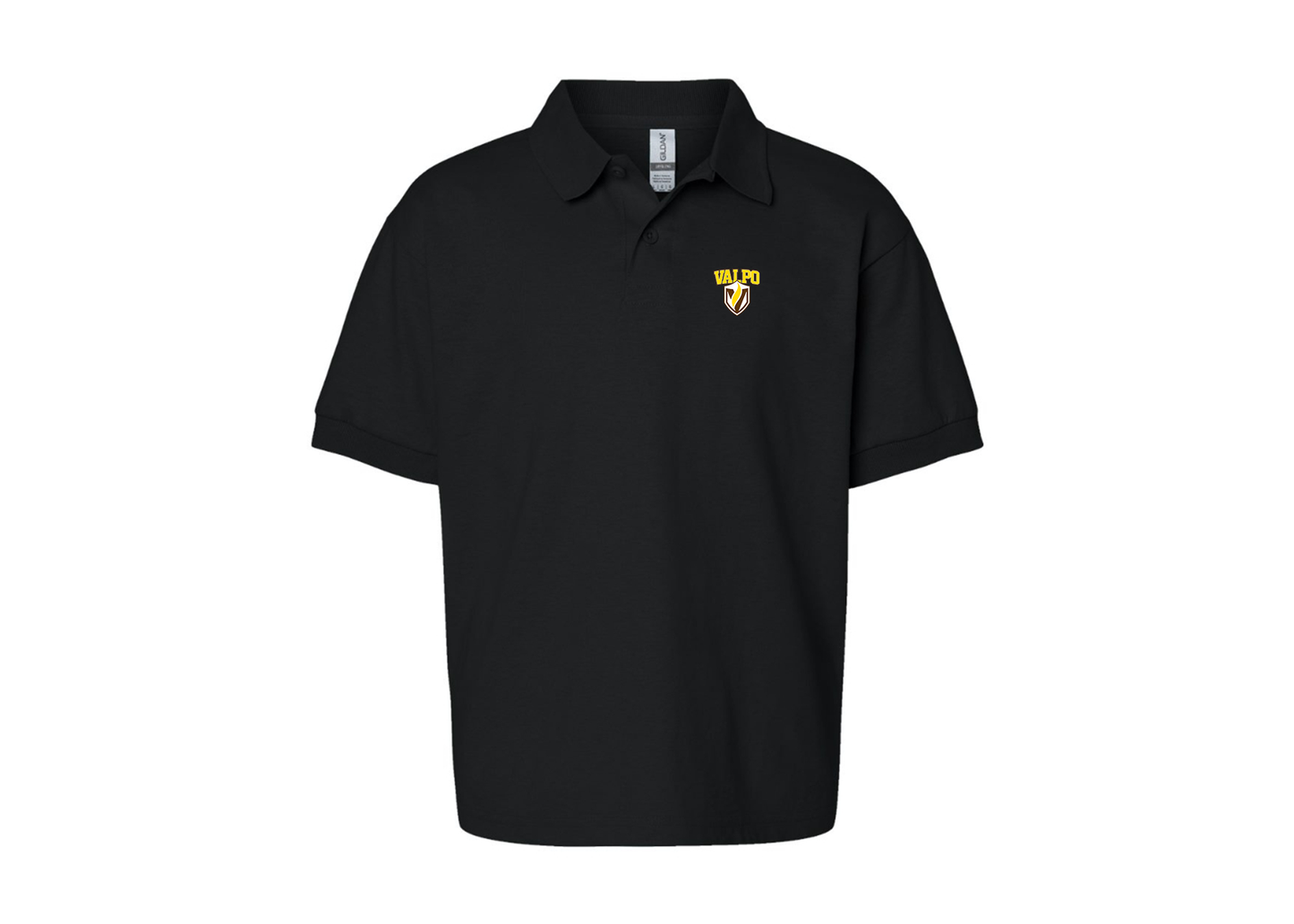 Youth Valparaiso Crusaders Gildan Dry Blend Jersey Polo